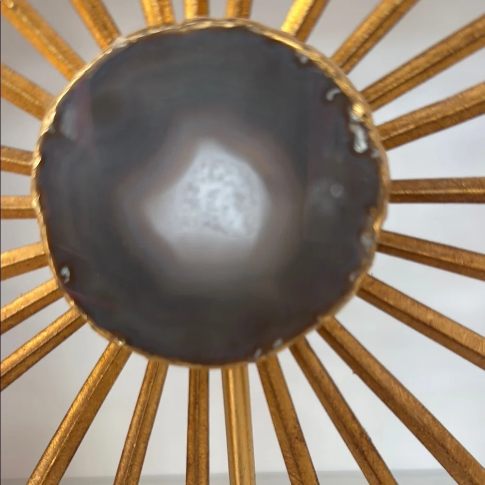 West Elm Gold and Gray Accent Decor